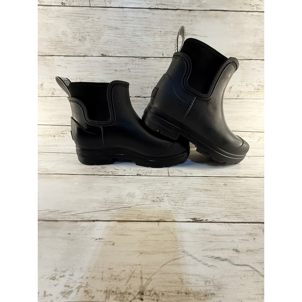 UGG Black Short Rain Boots